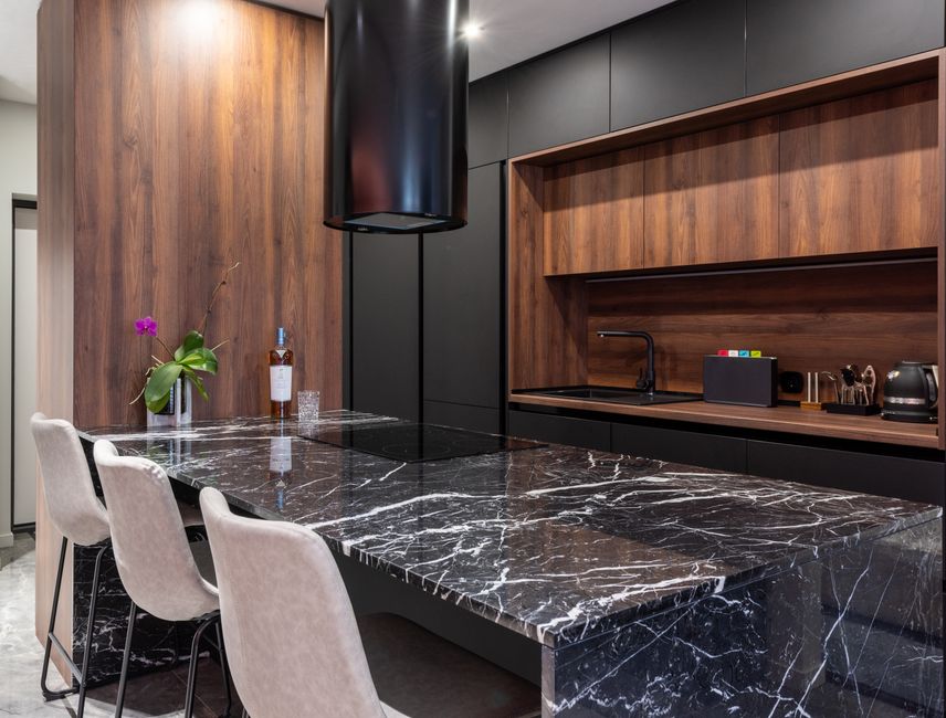 Premium marble kitchen countertops